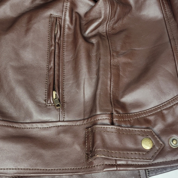 PU LEATHER jacket men's - Picture 4 of 6